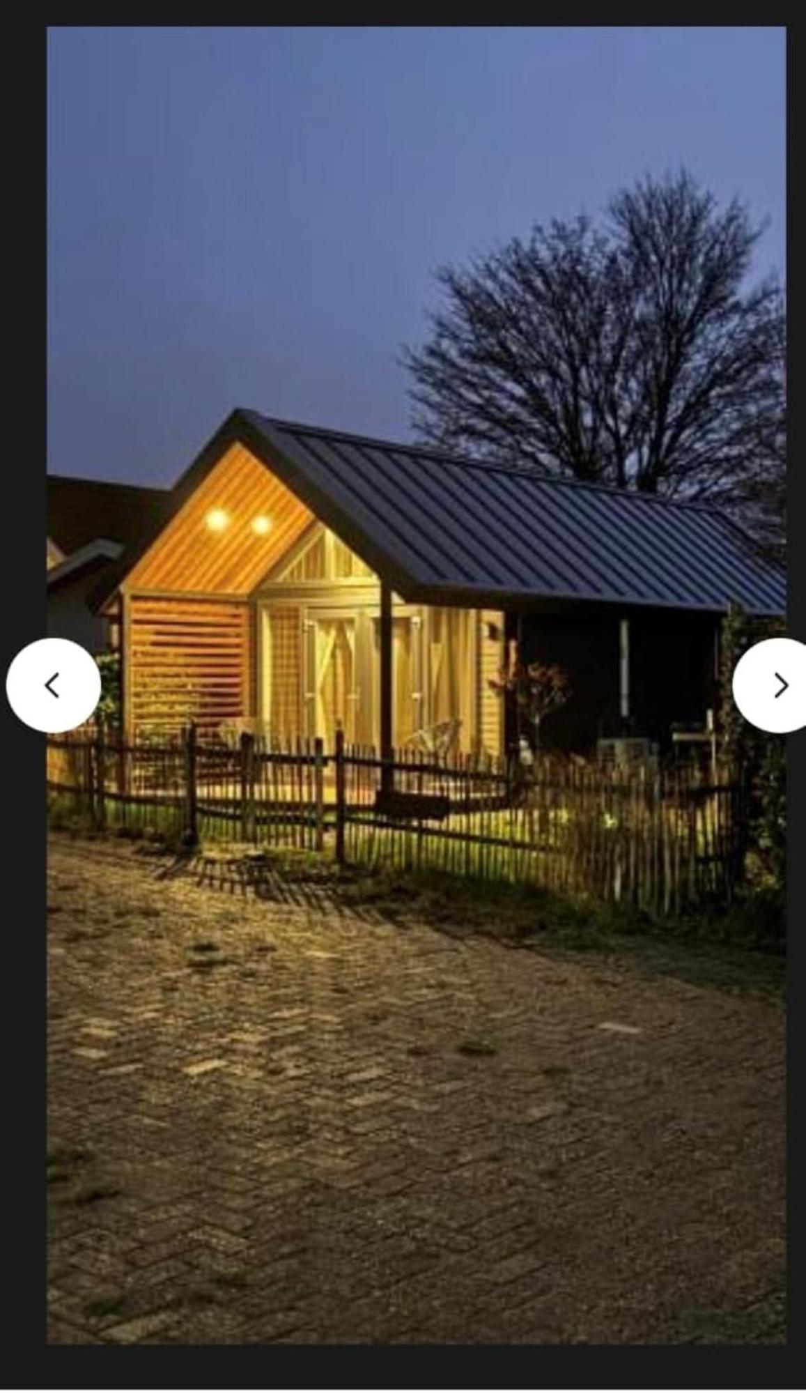 Tiny Haus Auszeit Am See Lathum Exterior foto